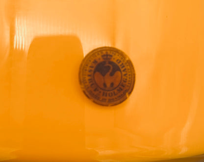 Vase jaune Carnaby, Per Lutken, Holmegaard, 70s