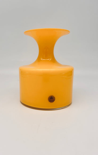 Vase jaune Carnaby, Per Lutken, Holmegaard, 70s