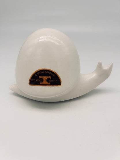 Ceramic snail, Studio Tapia, Italy, 1970s