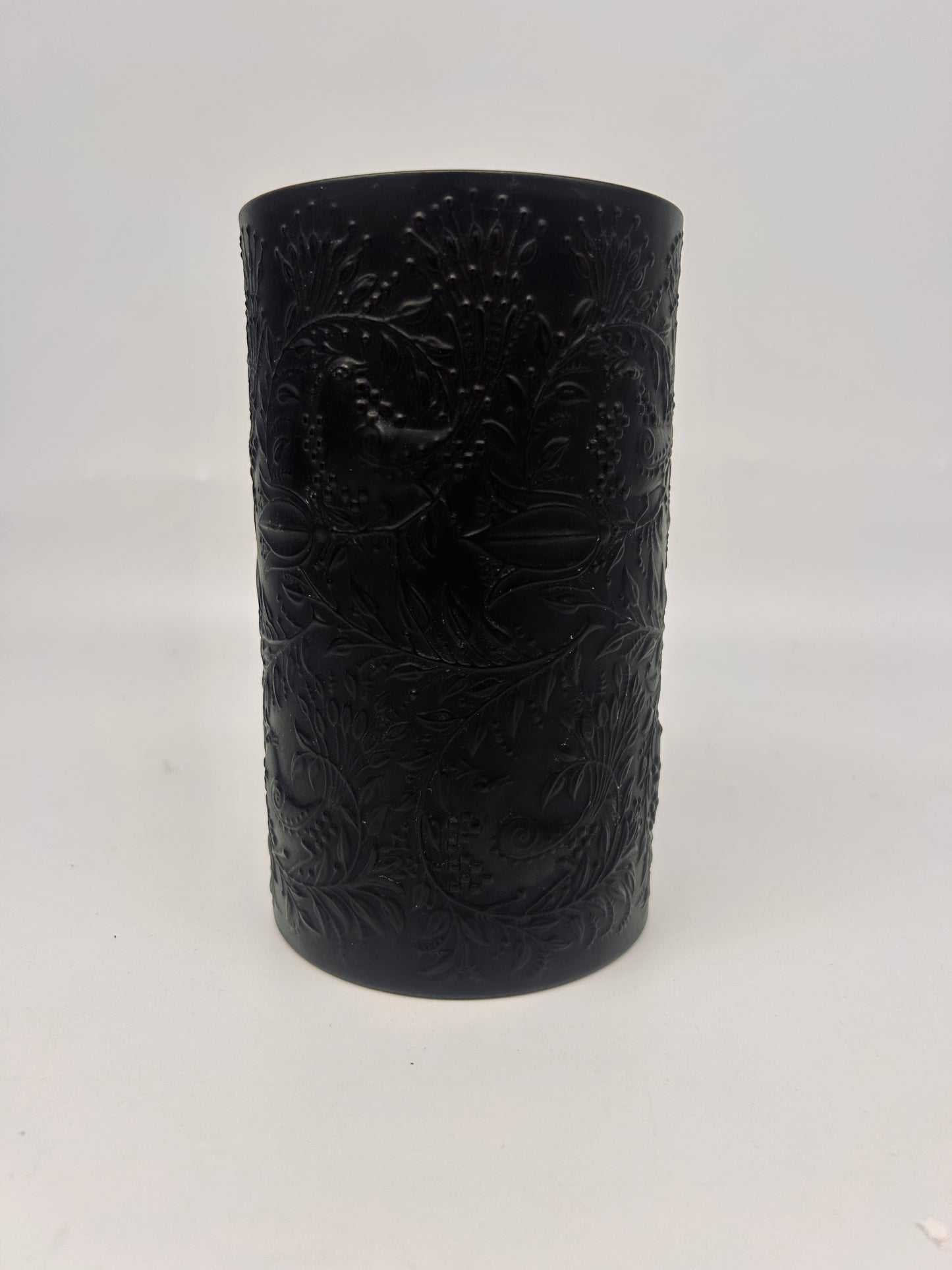 Vase biscuit noir en porcelaine, Bjorn Wiinblad, Rosenthal, 70s