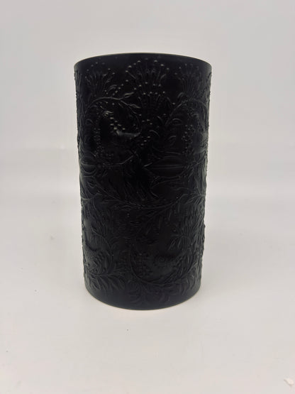 Vase biscuit noir en porcelaine, Bjorn Wiinblad, Rosenthal, 70s