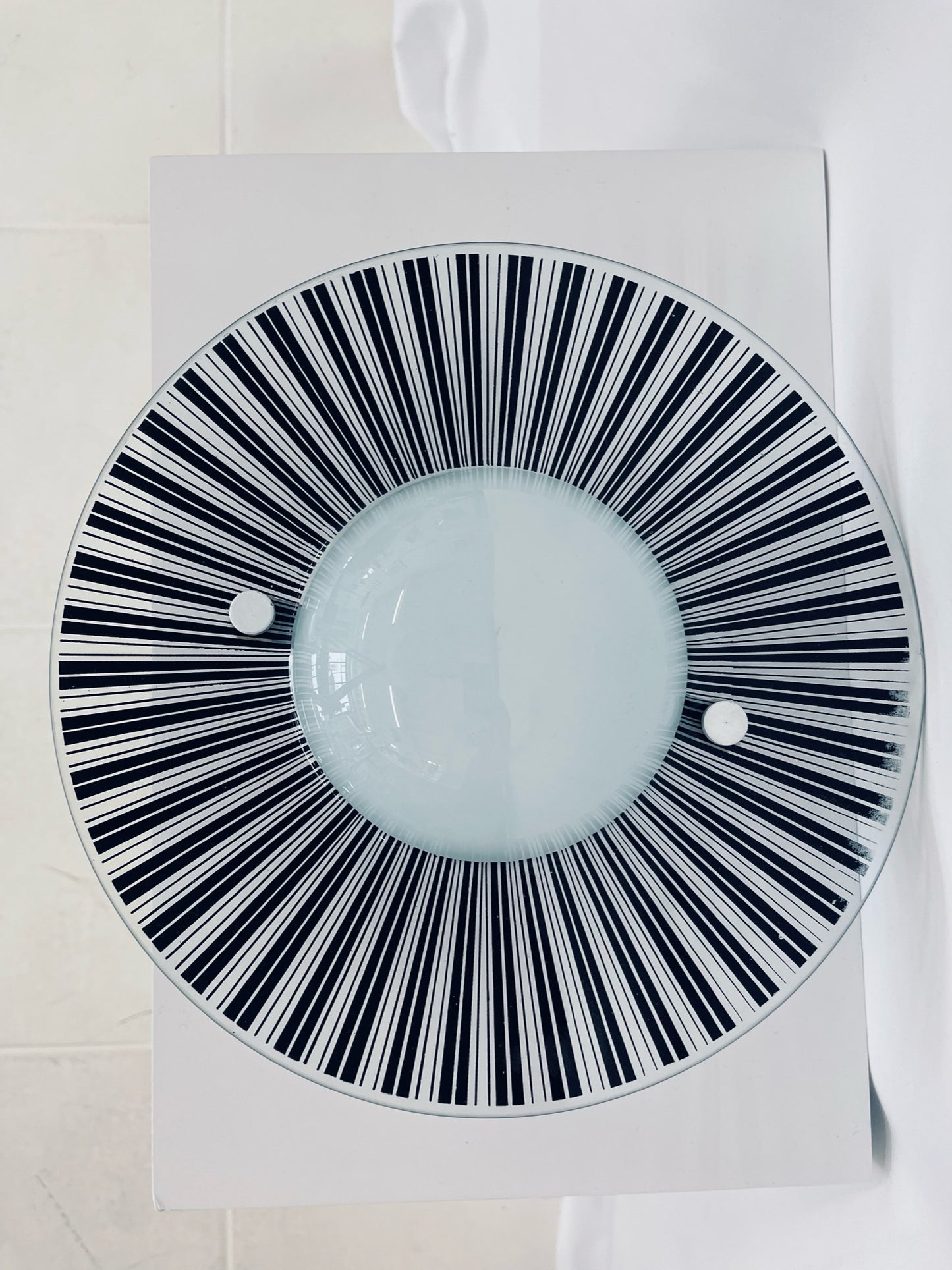 Luminaire graphique memphis, Italie, 80s