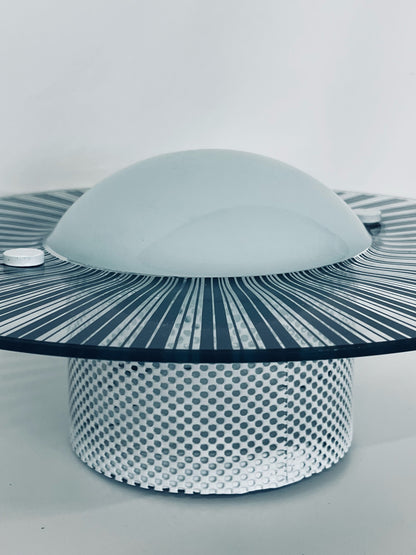 Luminaire graphique memphis, Italie, 80s