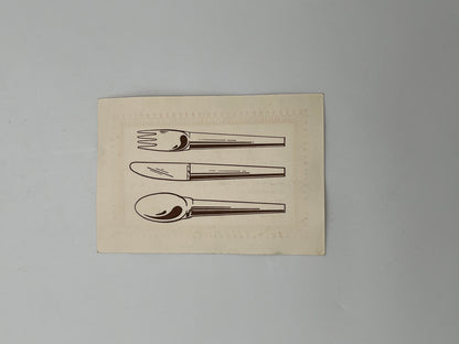 Set couverts dessert Morinox, C.Auböck, 50s