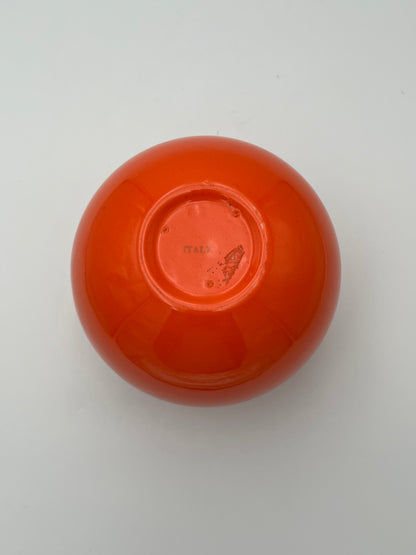 Vase soliflore boule, Sicart Cartigliano, Pino Spagnolo, Italie, 70s