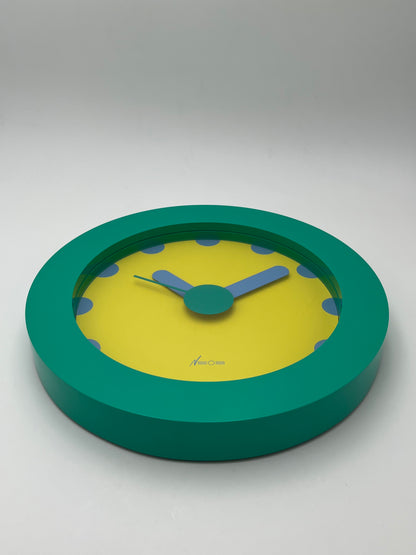 Horloge Neos postmoderne, Sowden-du Pasquier, Italie, 80s