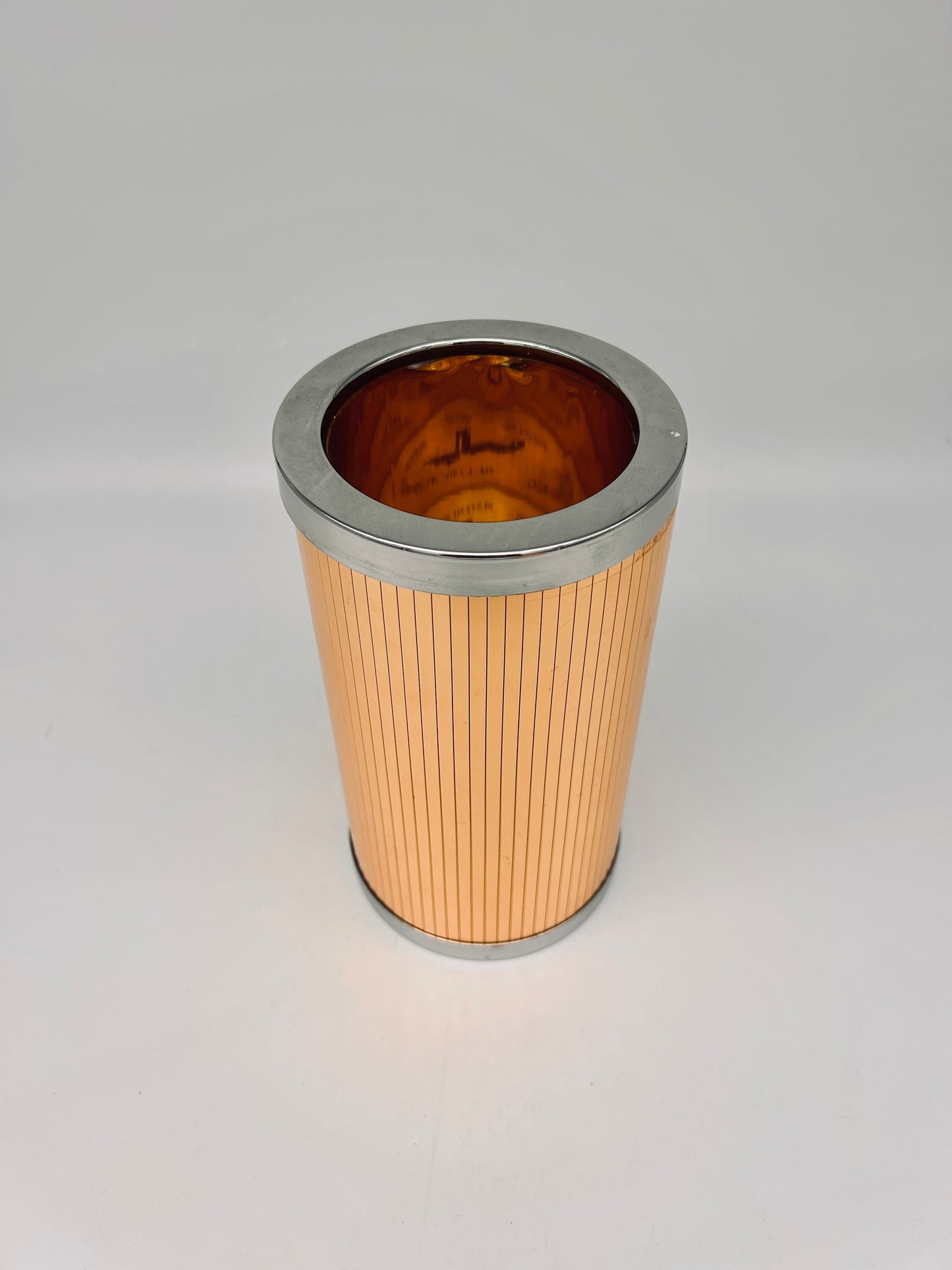 Ensemble porte bouteille et seau à glace à facettes, Glacette, Lidian, 70s