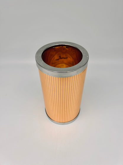 Ensemble porte bouteille et seau à glace à facettes, Glacette, Lidian, 70s