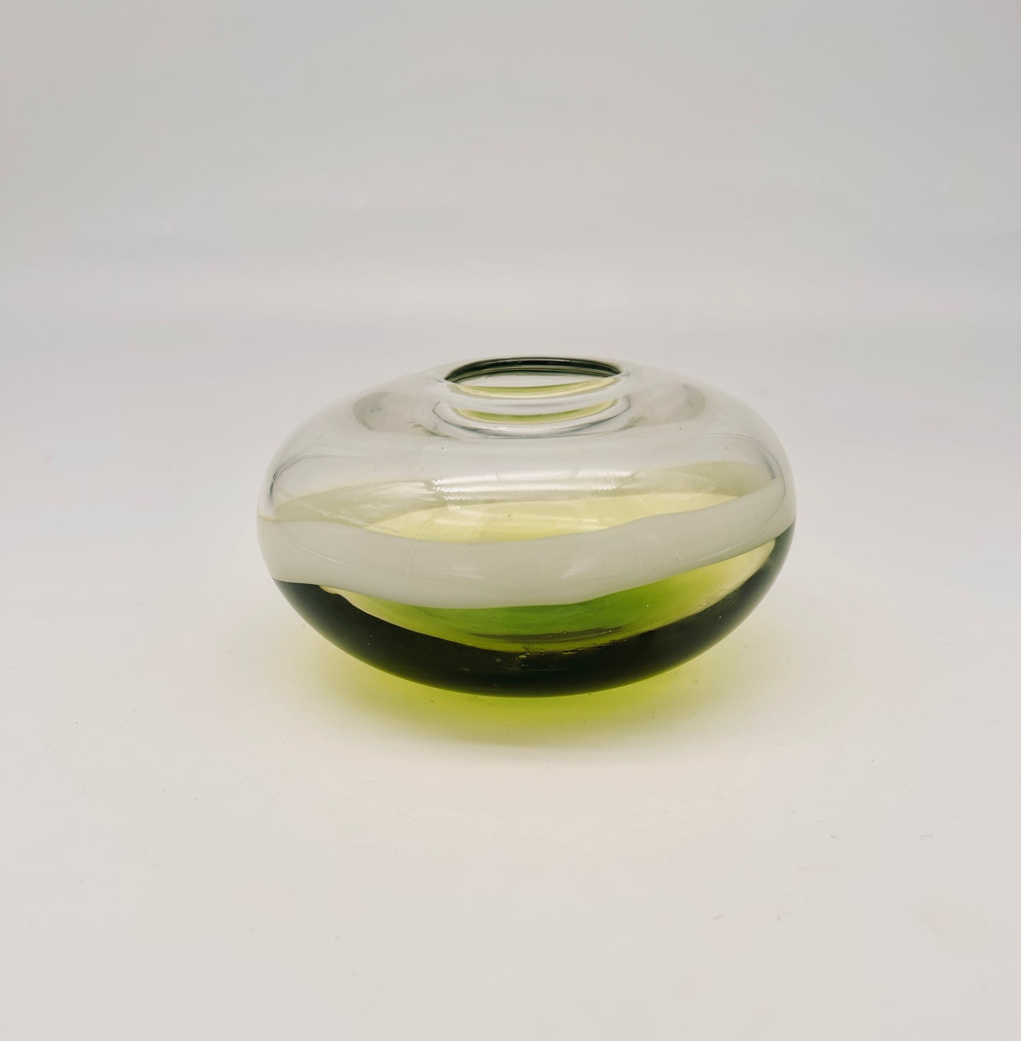 Murano glass ball vase, Mazzega, Italy, 1970s