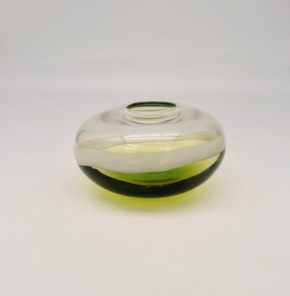 Murano glass ball vase, Mazzega, Italy, 1970s