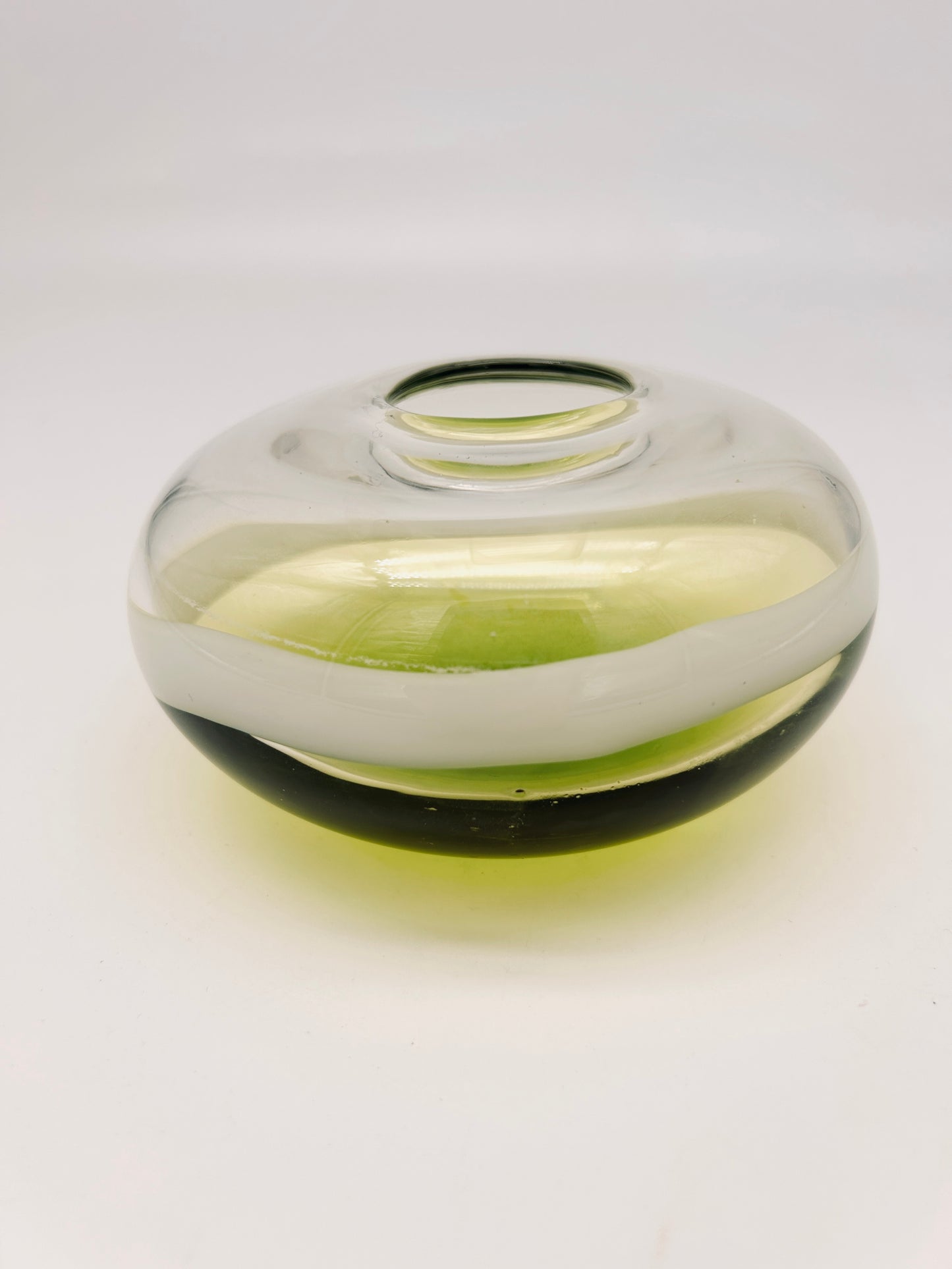 Murano glass ball vase, Mazzega, Italy, 1970s
