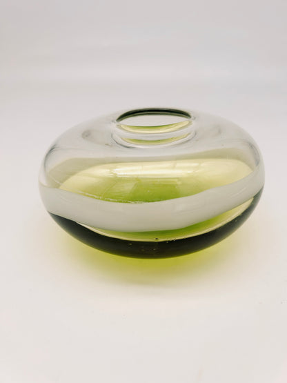 Murano glass ball vase, Mazzega, Italy, 1970s
