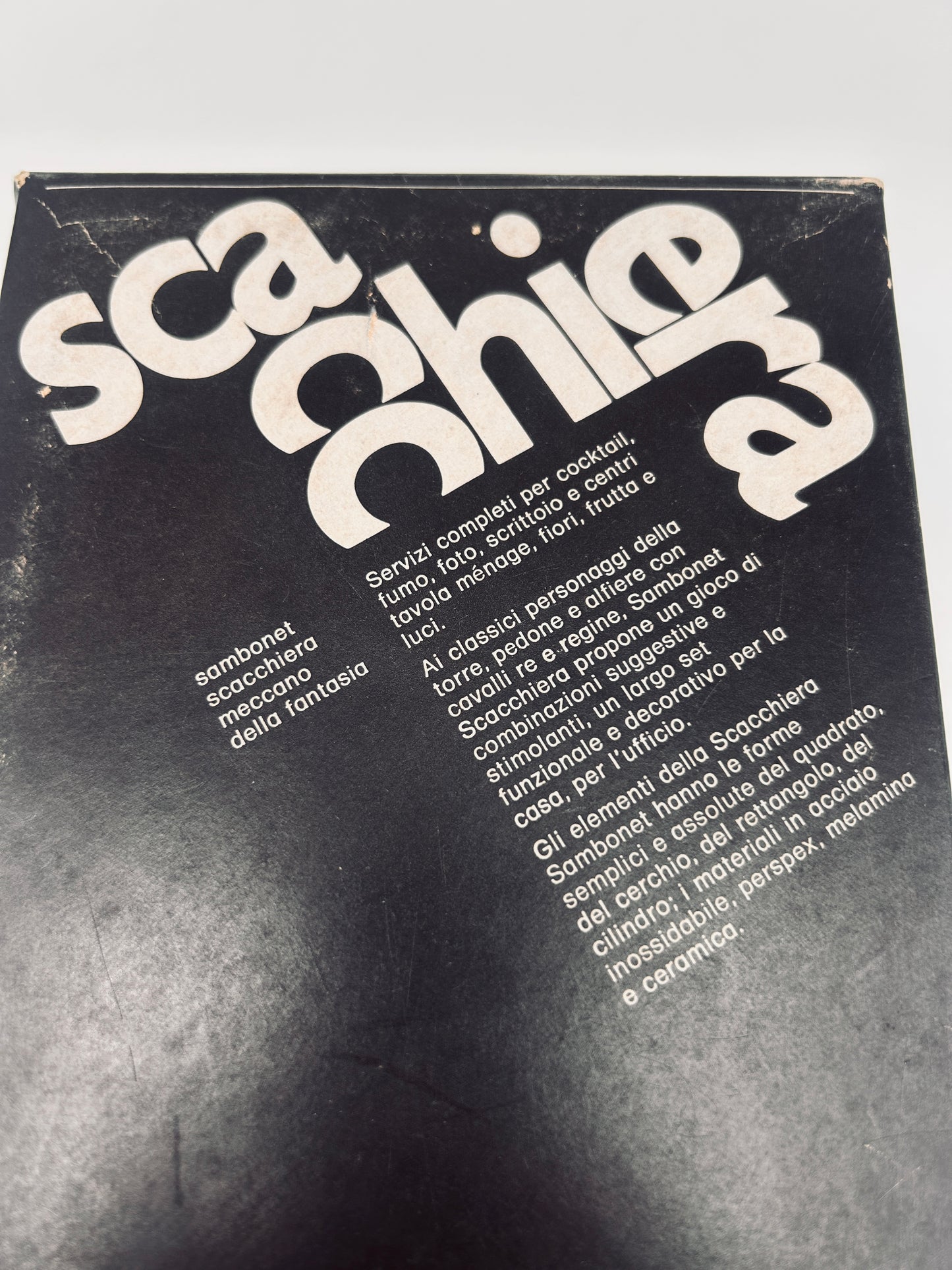 Ensemble de soliflores, Roberto Sambonet, ligne Scacchiera 70s