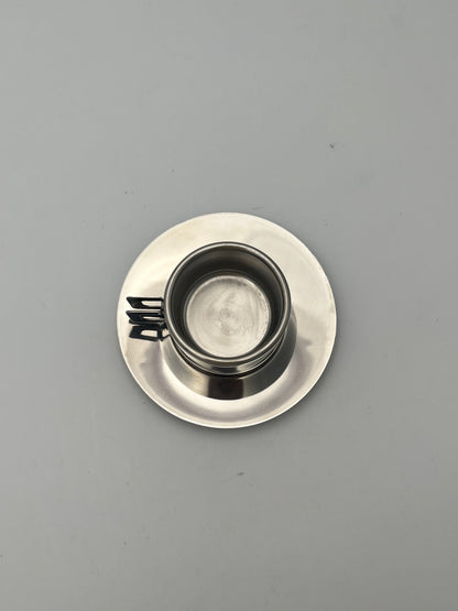 Tasses à Café Inox STO Casalinghi, Italie, 70s