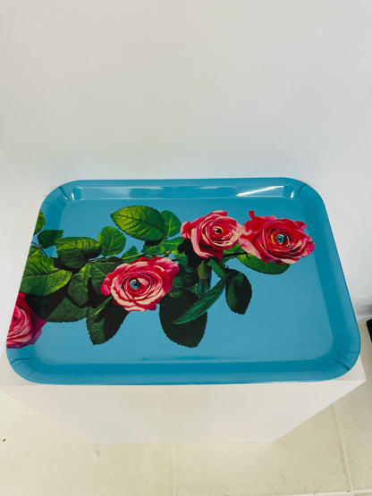 Melamine tray "Roses", Toiletpaper, Seletti, Italy, 2000s 