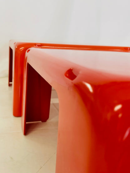 Trois tables basses, Mario Bellini, C&BItalia, 70s