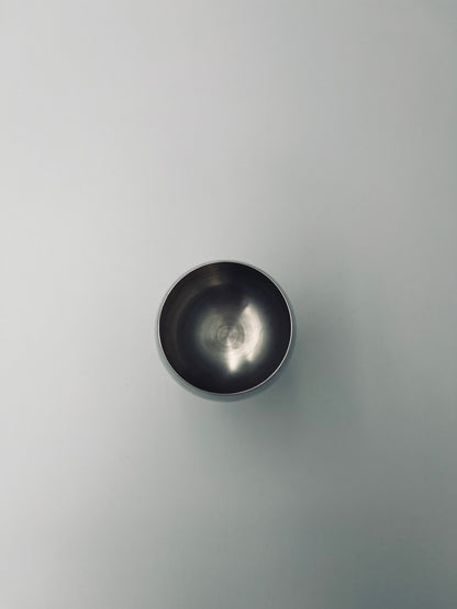 Verres à pied en acier, AMC Art design, Italie, 70s