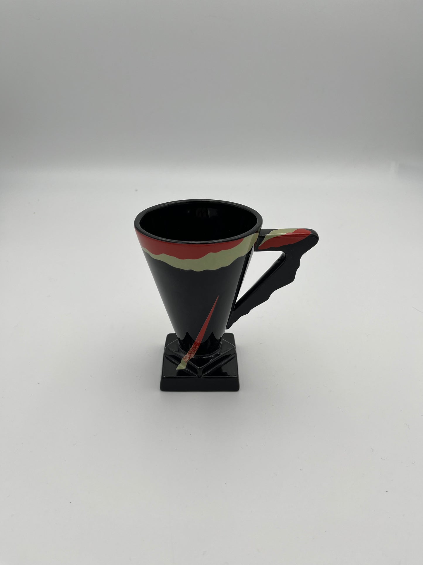 Set of 4 postmodern cups, Kato Kogei, Fujimori, Japan, 80s