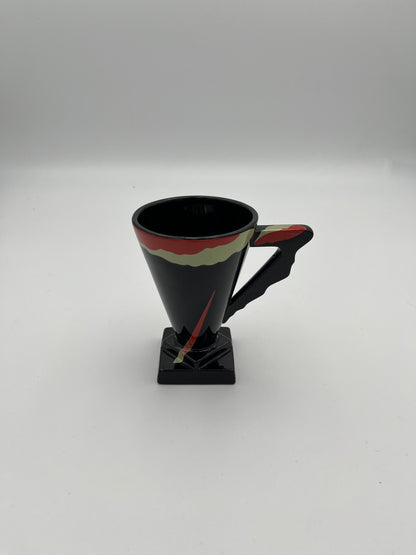 Set of 4 postmodern cups, Kato Kogei, Fujimori, Japan, 80s