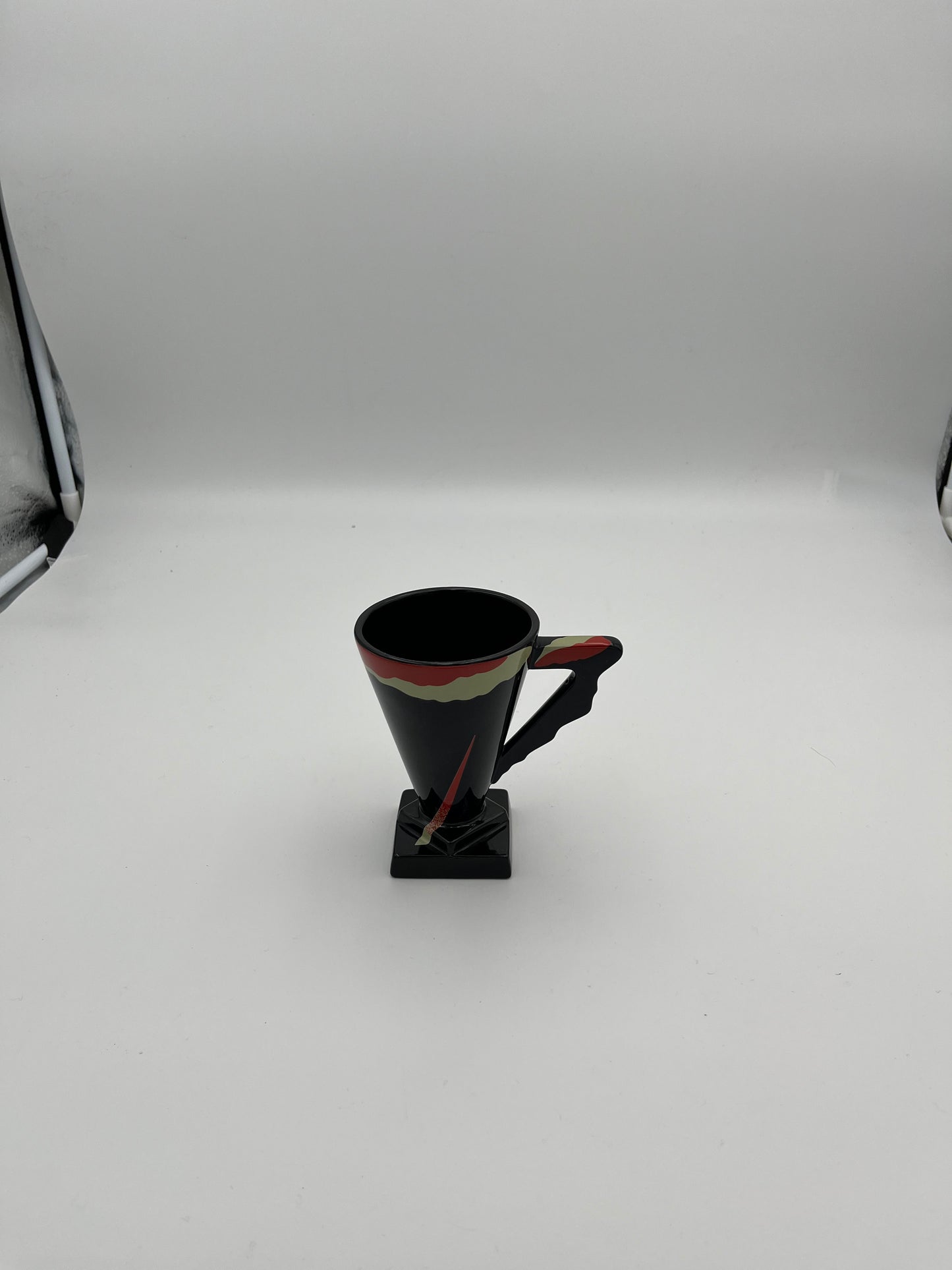Set of 4 postmodern cups, Kato Kogei, Fujimori, Japan, 80s