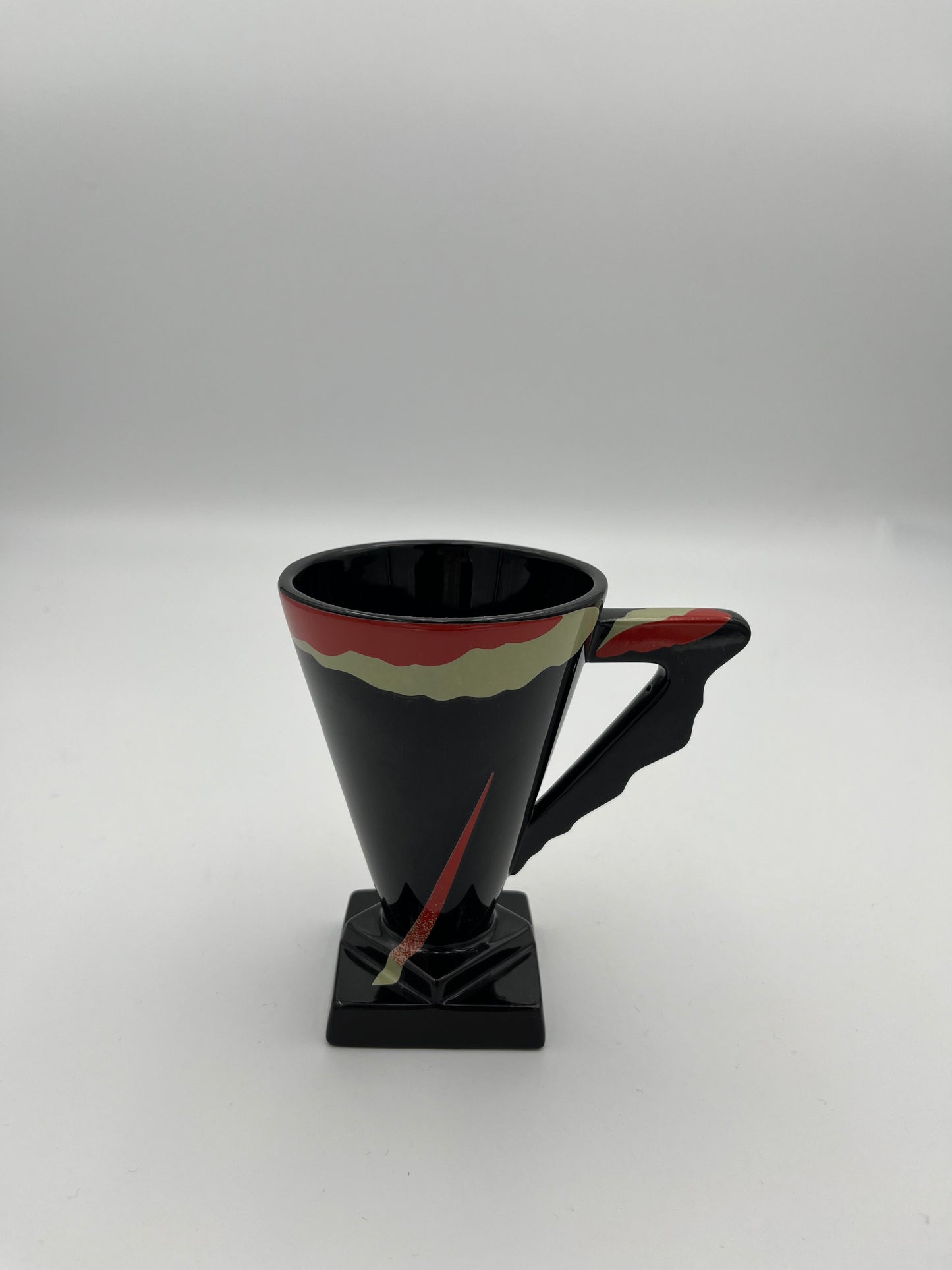 Set of 4 postmodern cups, Kato Kogei, Fujimori, Japan, 80s