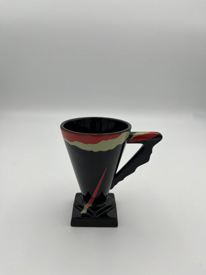 Set of 4 postmodern cups, Kato Kogei, Fujimori, Japan, 80s