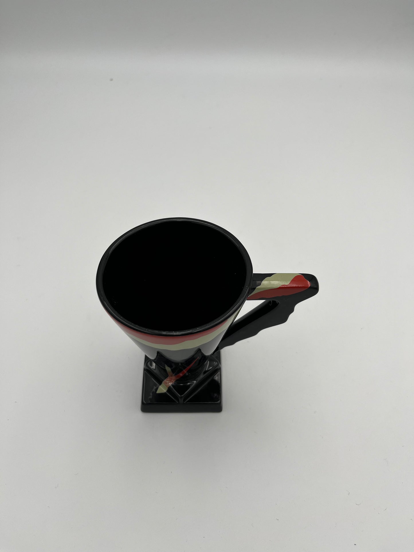 Set of 4 postmodern cups, Kato Kogei, Fujimori, Japan, 80s