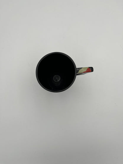 Set of 4 postmodern cups, Kato Kogei, Fujimori, Japan, 80s