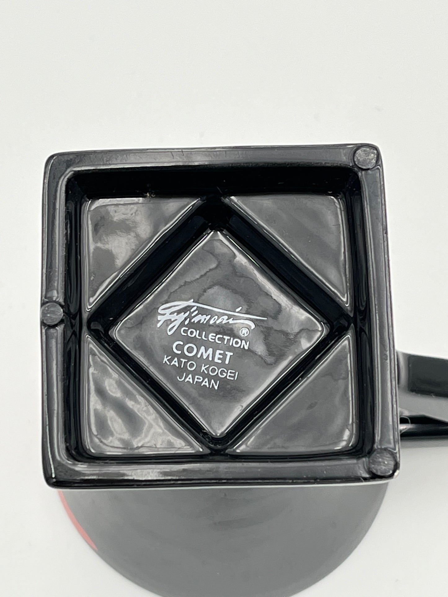 Set of 4 postmodern cups, Kato Kogei, Fujimori, Japan, 80s