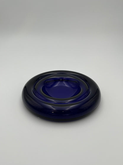 Vide-Poches 'Delos' Bleu, Danese Milano, E. Mari, Italy, 80s
