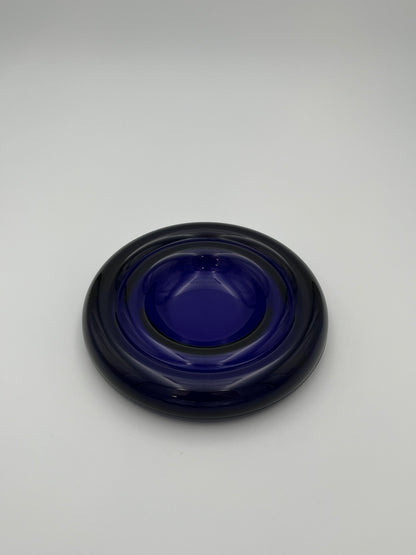 Vide-Poches 'Delos' Bleu, Danese Milano, E. Mari, Italy, 80s