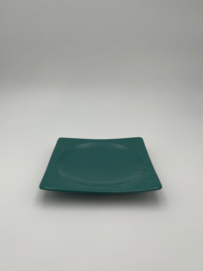Assiettes Bleu Canard, Salins Studio, France, 80s
