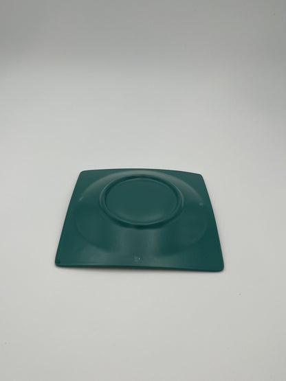 Assiettes Bleu Canard, Salins Studio, France, 80s