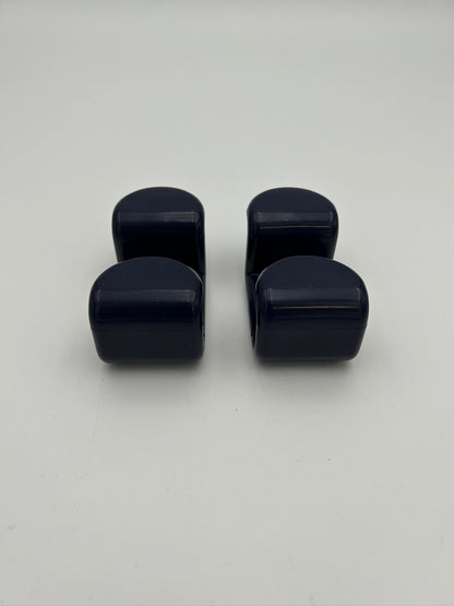 Duo de patères marine, Ambrogio Rossari, GEDY, 70s