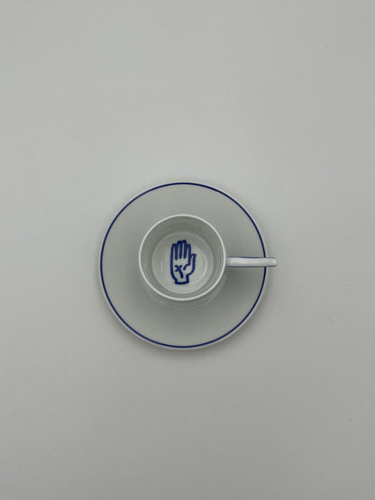 Tasses à Café et Thé, Ancienne Manufacture Royale de Limoges, J-C. Castelbajac, France, 2000s