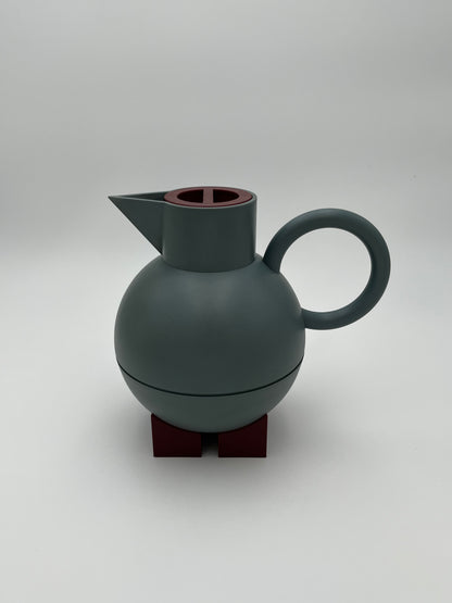 Thermos bleu 'Euclid', Alessi, M.Graves, 90s