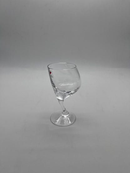 Verres à eau en cristal, Angelo Mangiarotti, Il Colle, 70s