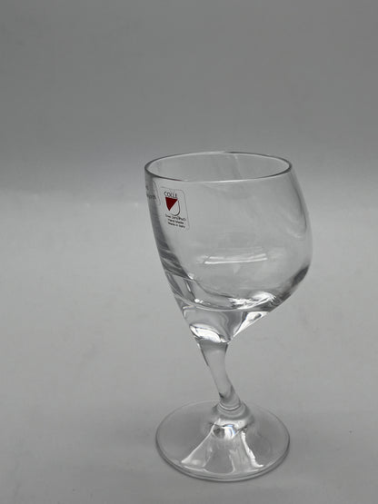 Verres à eau en cristal, Angelo Mangiarotti, Il Colle, 70s