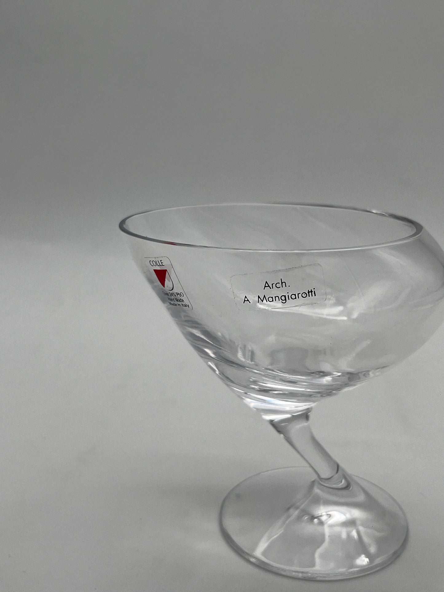 Verres à martini ou vin, Angelo Mangiarotti, Il Colle, 60s