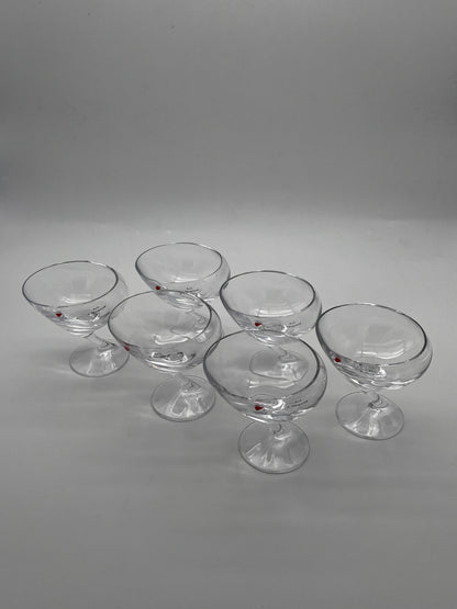 Verres à martini ou vin, Angelo Mangiarotti, Il Colle, 60s