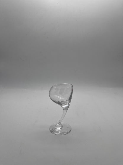 Verres à liqueur en cristal, Angelo Mangiarotti, Il Colle, 60s