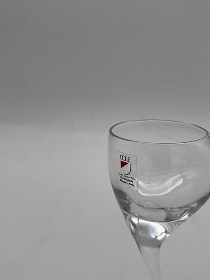 Verres à liqueur en cristal, Angelo Mangiarotti, Il Colle, 60s