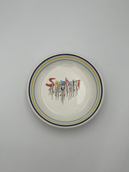 Set Assiettes et plat 'Spaghetti', CCC, Italy, 70s