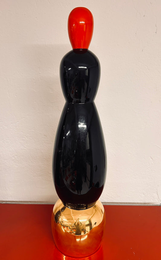 Totem rouge noir et doré, Elgin, Alessandro Mendini, pour Superego, 2008