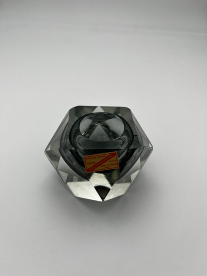 Ensemble de 3 cendriers Sommerso verre de Murano, Italy, 60s