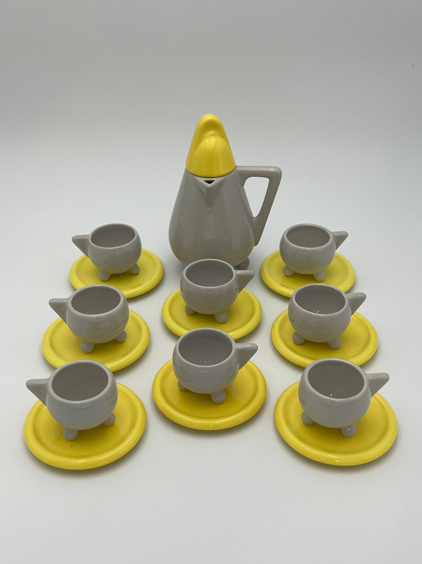 Set Café postmoderne, MAS, Massimo Materassi, Italie, 80s