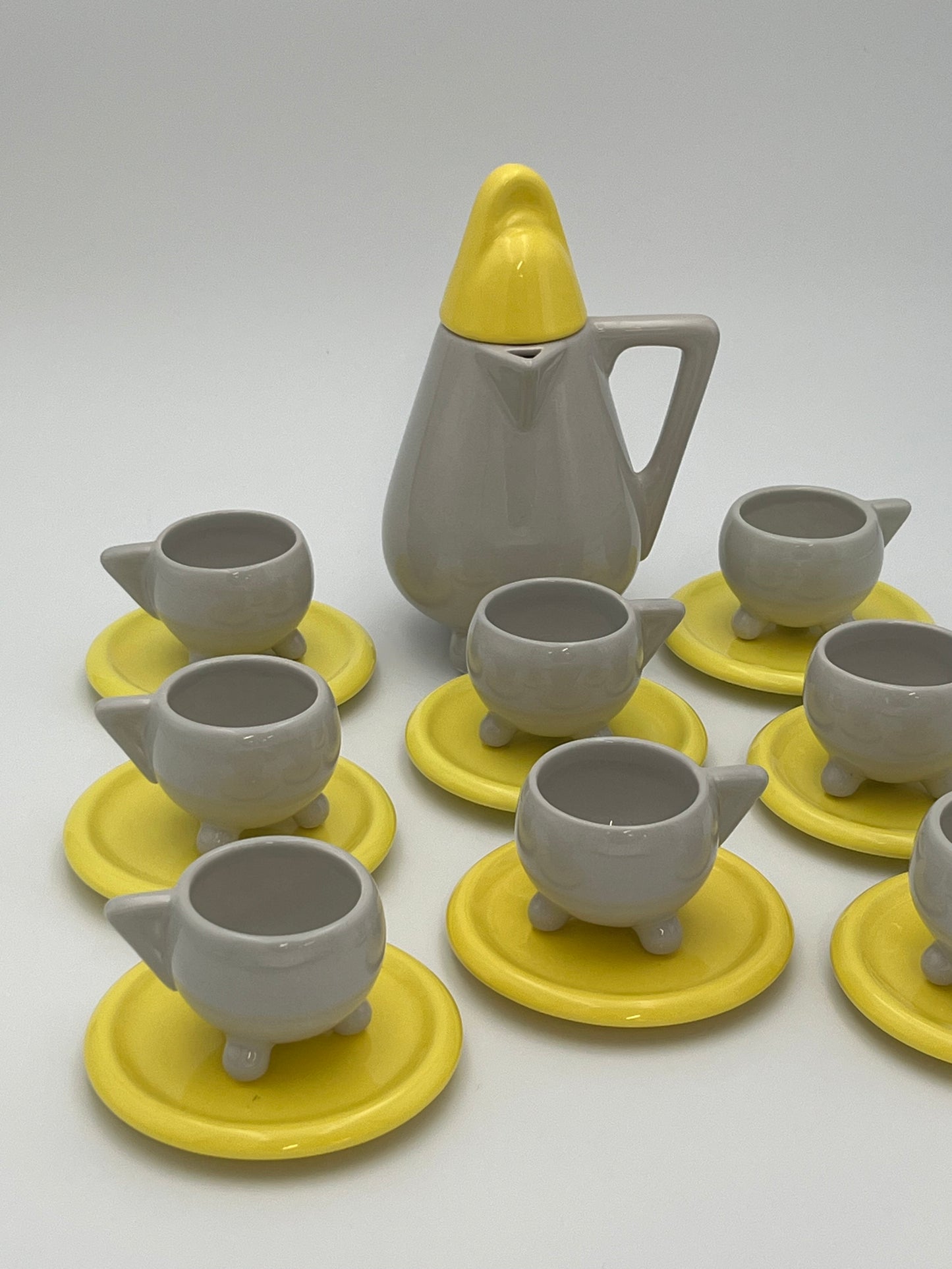 Set Café postmoderne, MAS, Massimo Materassi, Italie, 80s