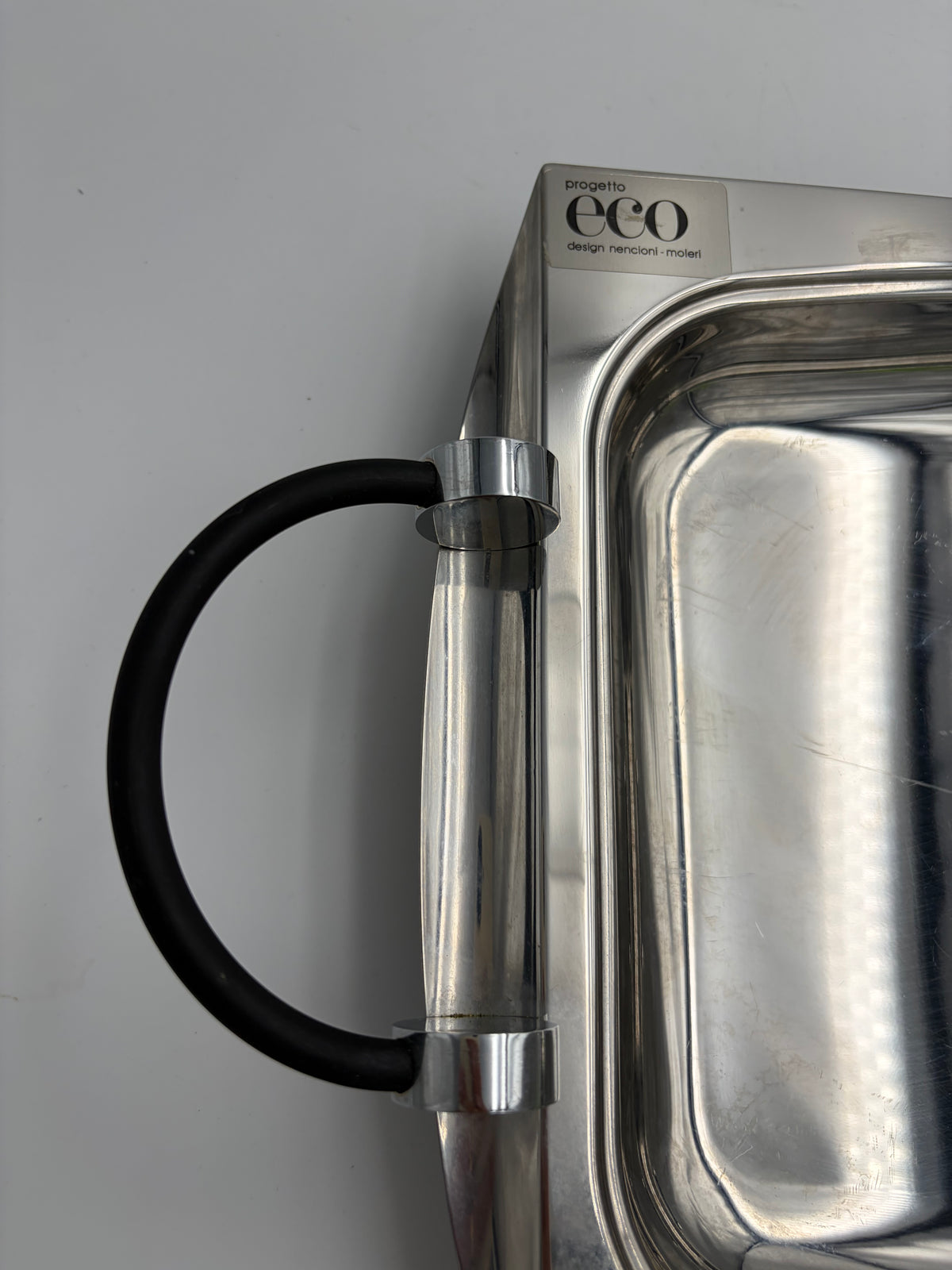 Enzo Mari modernist tray, Zani &amp; Zani, Italy, 80s