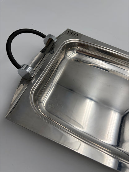 Enzo Mari modernist tray, Zani &amp; Zani, Italy, 80s