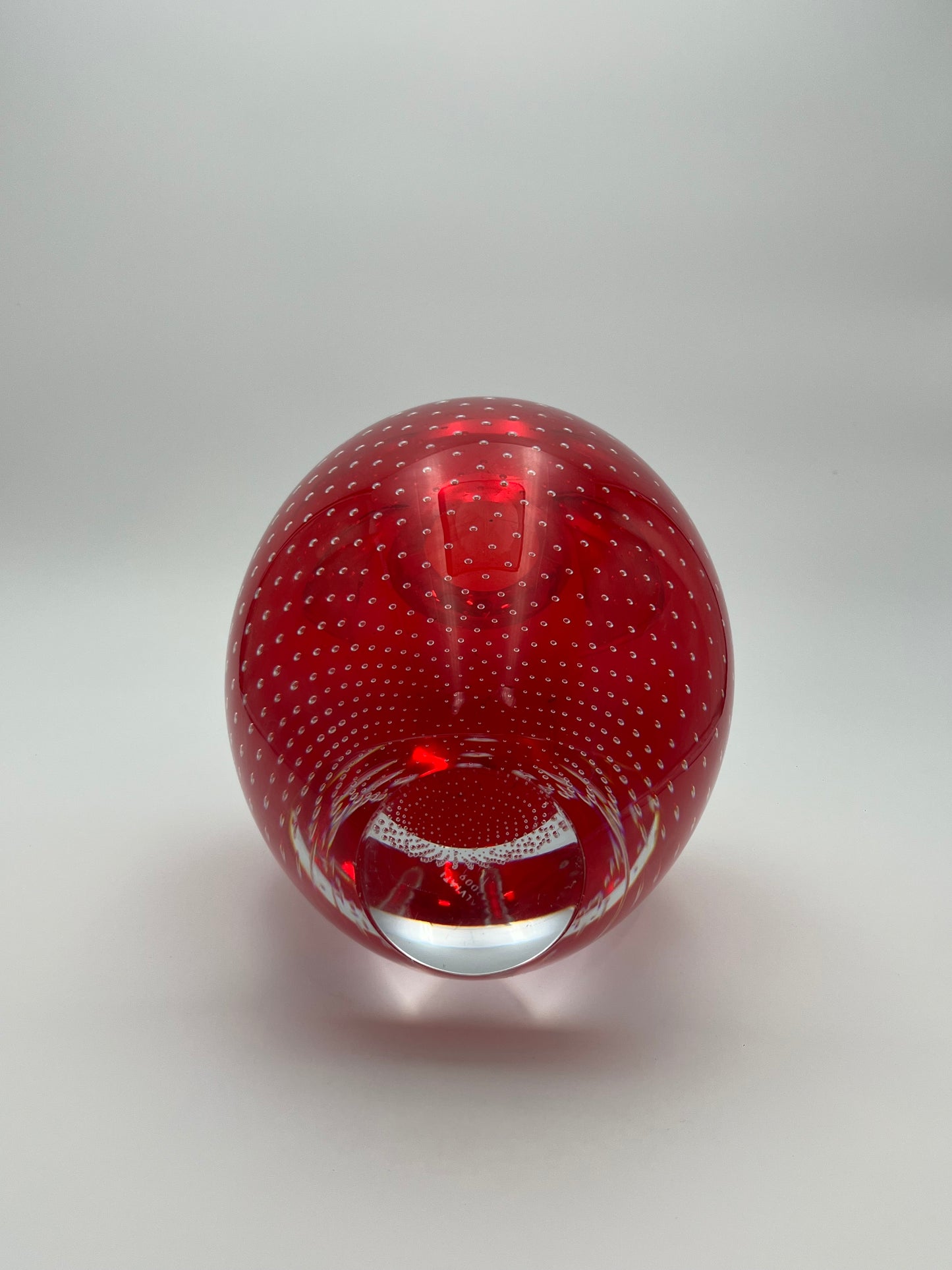 Vase 'Goccia di Pioggia' Salviati, verre de Murano, Christian Ghion, Italie